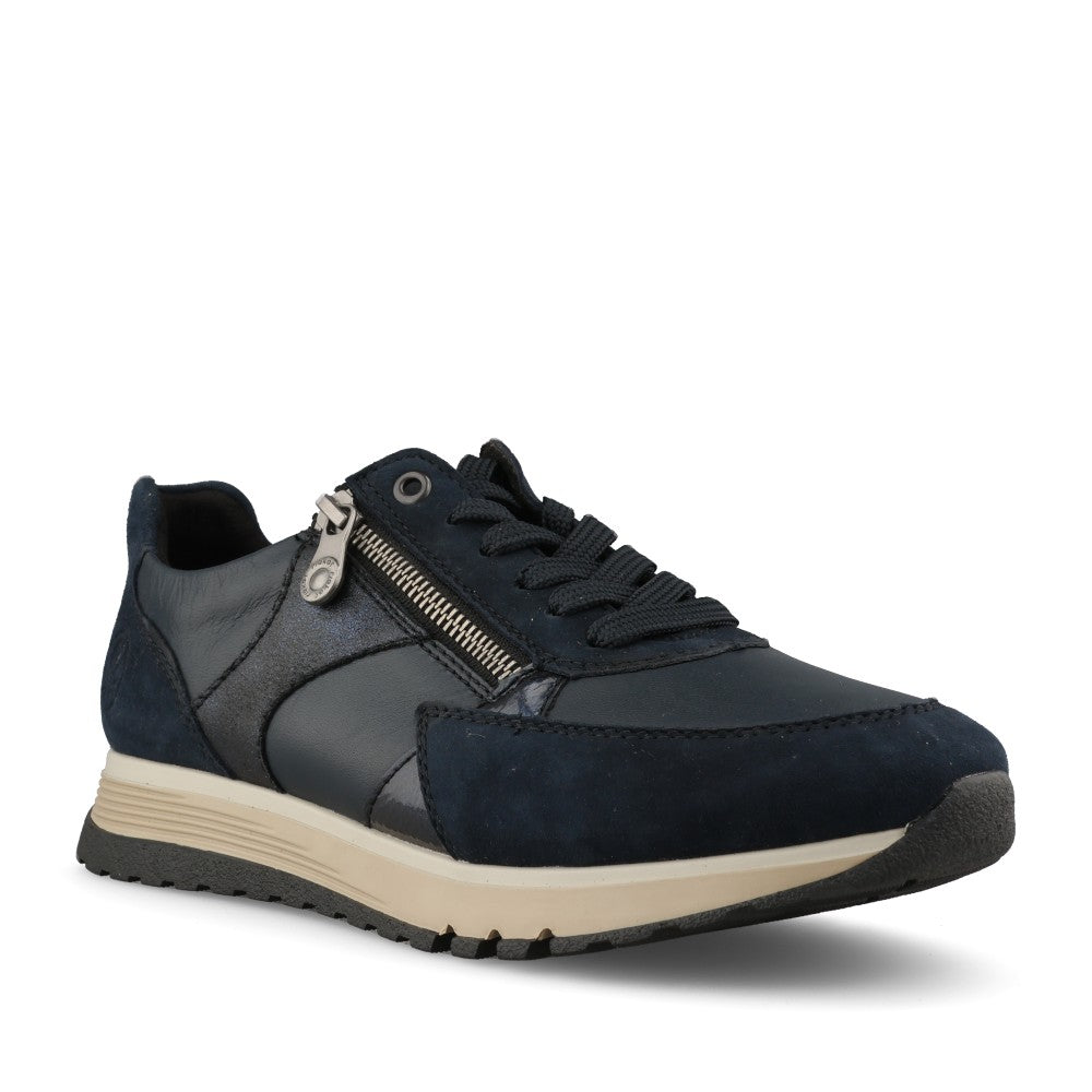 Rieker Ladies 49010 Shoe In Blue