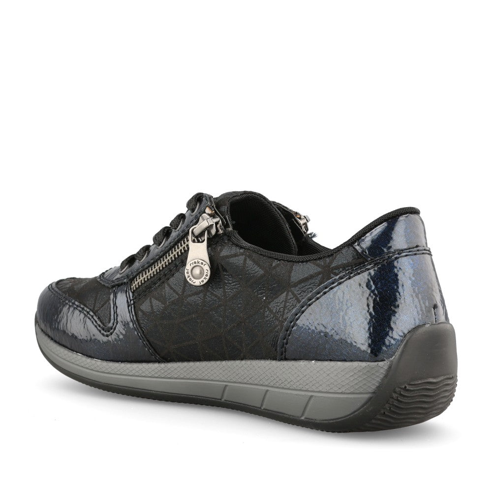 Rieker Ladies N1100 Shoe In Blue