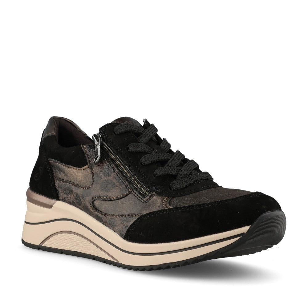 Remonte Ladies D0T23 Shoe In Black