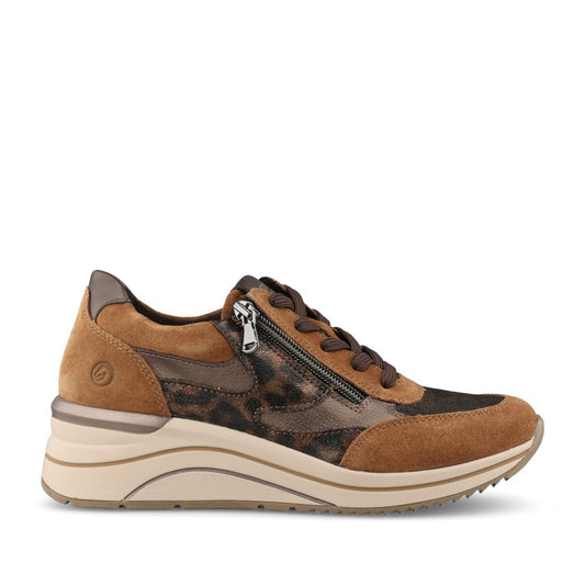 Remonte Ladies D0T23 Shoe In Brown