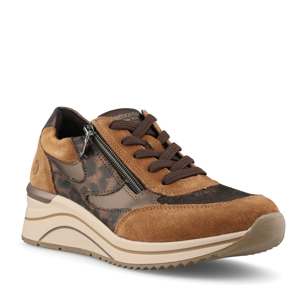 Remonte Ladies D0T23 Shoe In Brown