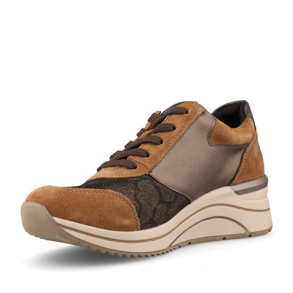 Remonte Ladies D0T23 Shoe In Brown