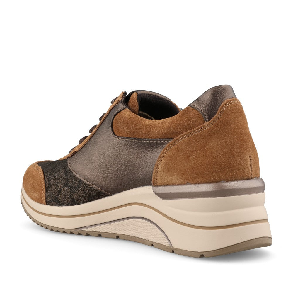 Remonte Ladies D0T23 Shoe In Brown