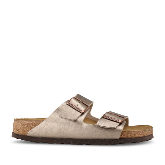 Ladies 1029439 Arizona Double Strap Mule In Taupe