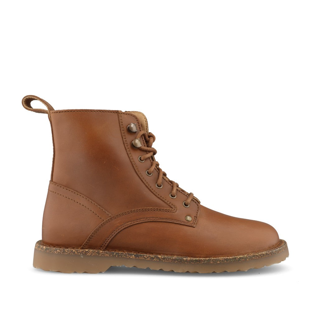 Birkenstock Ladies 1030180 Bryson Leather Laced Boot In Cognac