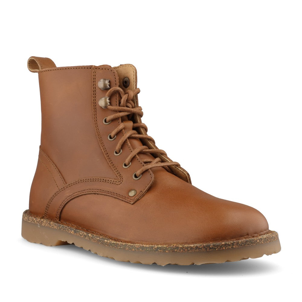 Birkenstock Ladies 1030180 Bryson Leather Laced Boot In Cognac
