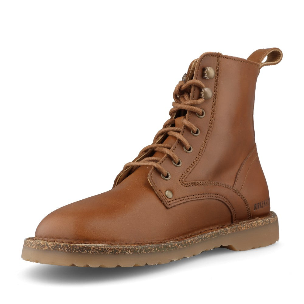 Birkenstock Ladies 1030180 Bryson Leather Laced Boot In Cognac