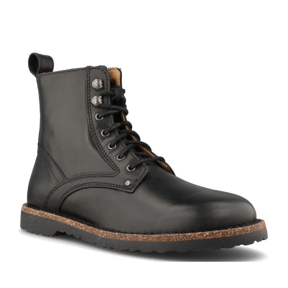 Birkenstock Ladies 1030153 Bryson Leather Laced Boot In Black