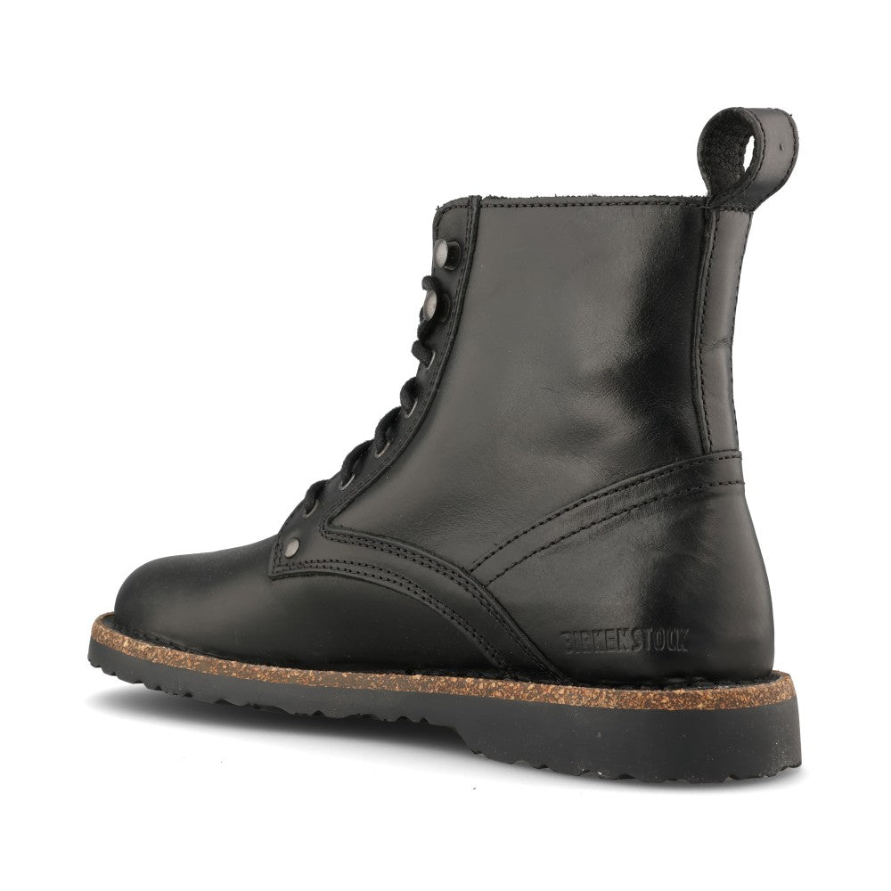 Birkenstock Ladies 1030153 Bryson Leather Laced Boot In Black