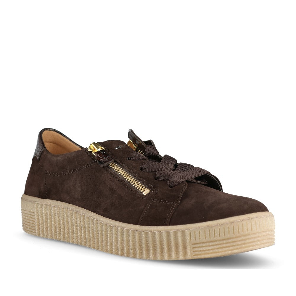 Gabor Ladies 6010.02 Wisdom Trainer In Brown