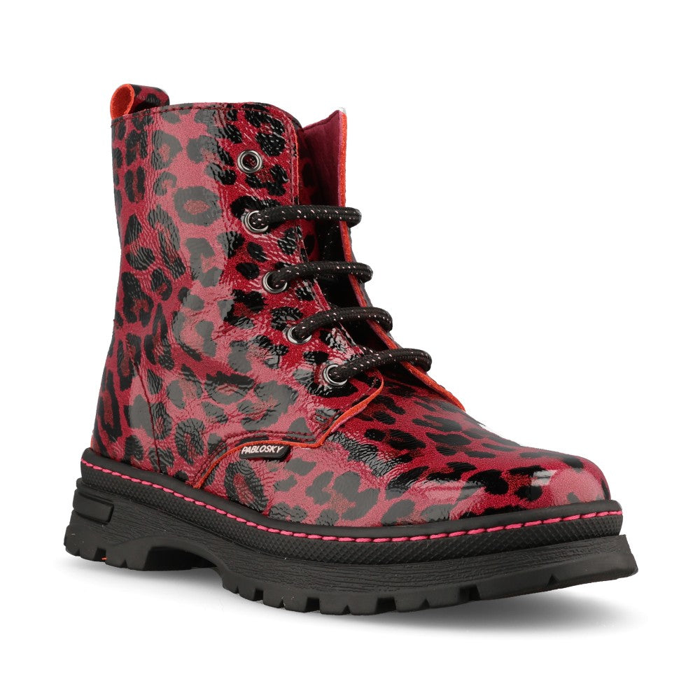 Pablosky Girls 453679 Ankle Boot In Leopard