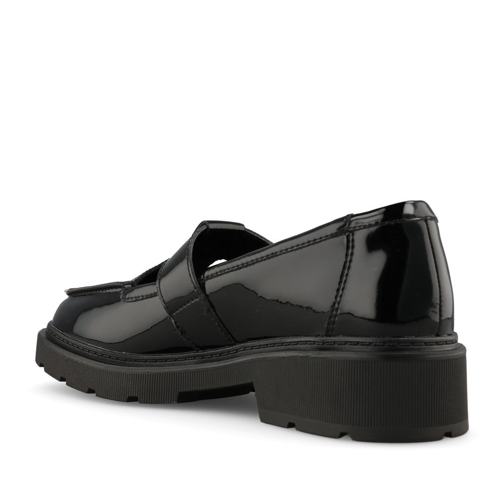 Clarks Ladies 26320290 Lauryl Bar In Black Patent