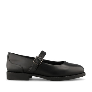 Clarks Girls Tapa Skip Y F-FIT Mary Jane Sh in Black Leather