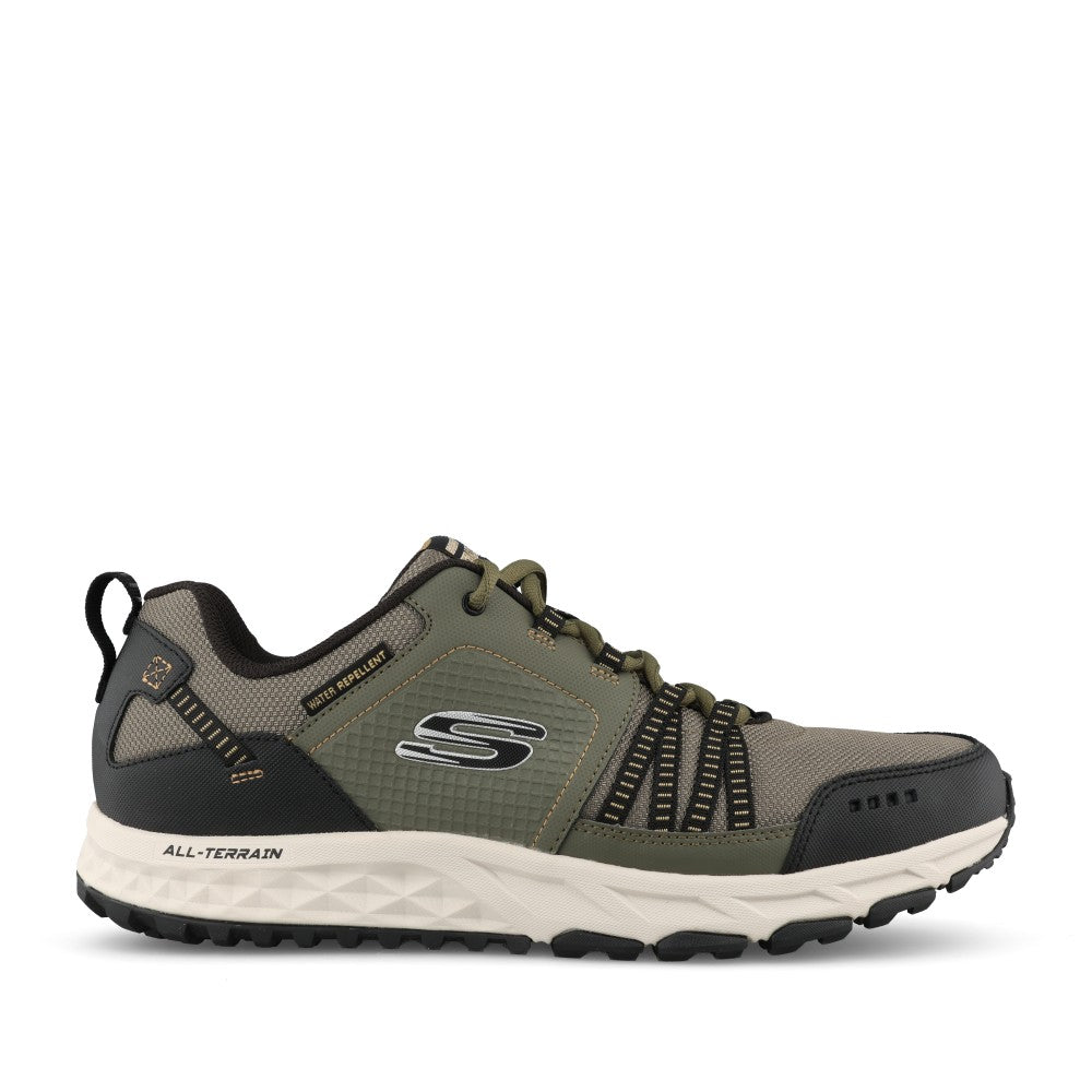 Skechers Mens 51591 Escape Plan Trainer In Olive