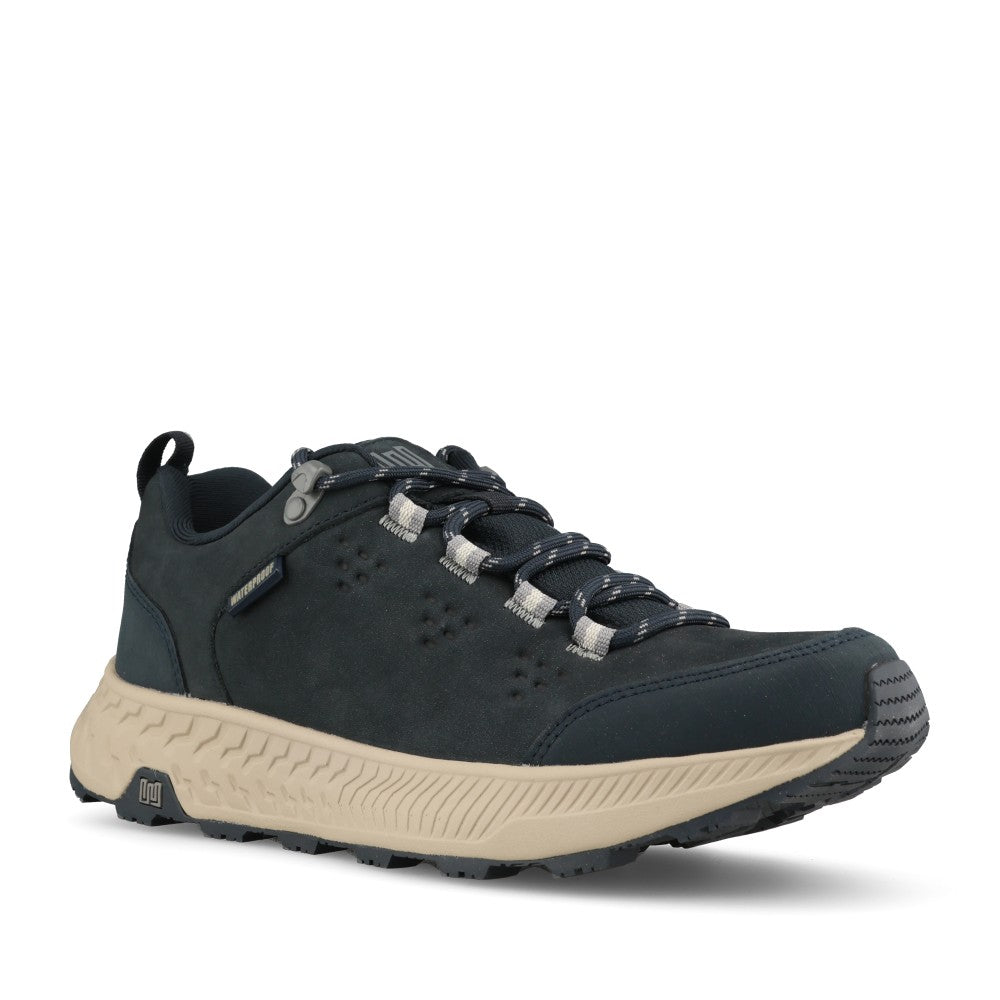 Waldlaufer Ladies 545950 Milli H-Fit Laced Trainer In Dark Blue