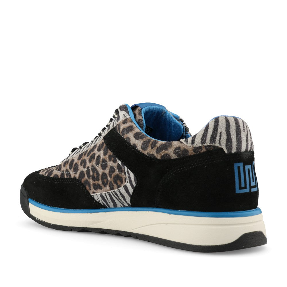 Waldlaufer Ladies 575001 Carmen H-Fit Laced Trainer In Grey