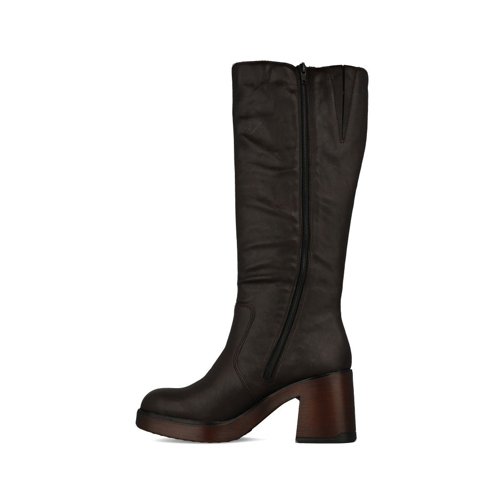Rieker Ladies 58090 Long Leg Boot In Brown