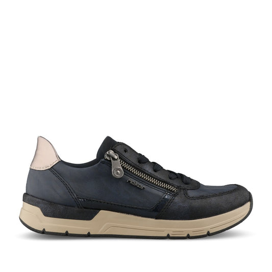 Rieker Ladies 58902 Shoe In Blue