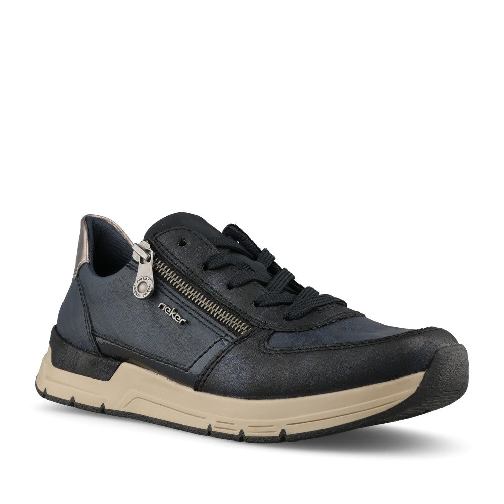 Rieker Ladies 58902 Shoe In Blue