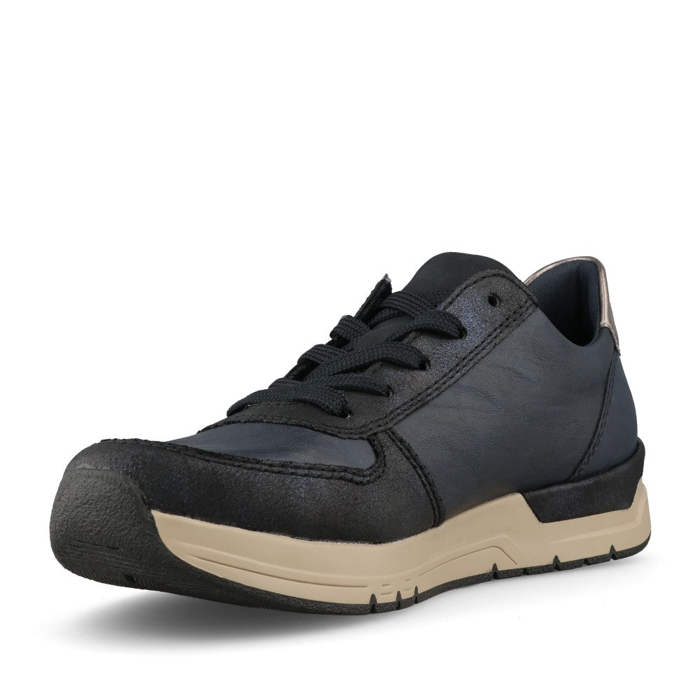 Rieker Ladies 58902 Shoe In Blue