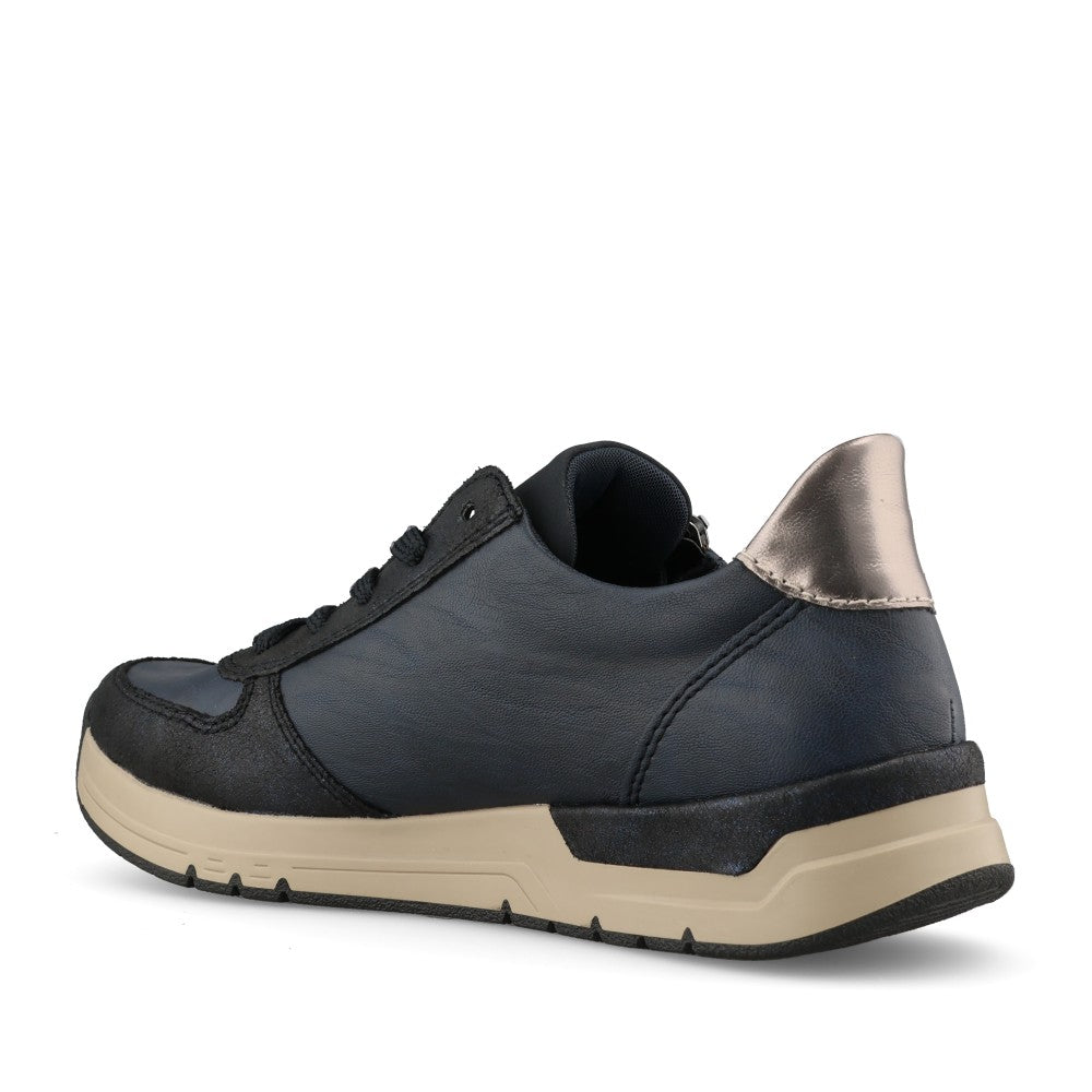 Rieker Ladies 58902 Shoe In Blue