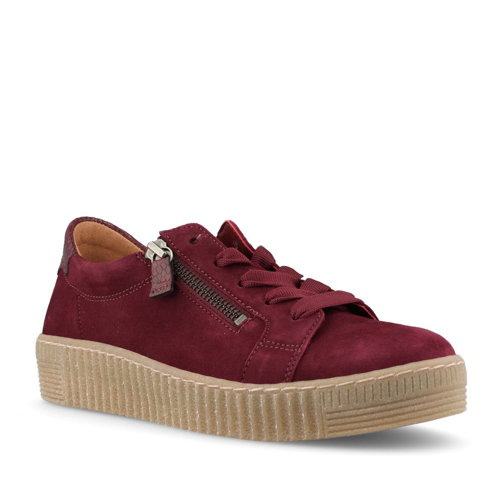 Gabor Ladies 6010.02 Wisdom Trainer In Burgundy