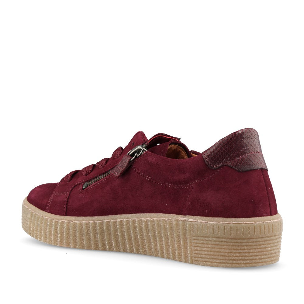 Gabor Ladies 6010.02 Wisdom Trainer In Burgundy