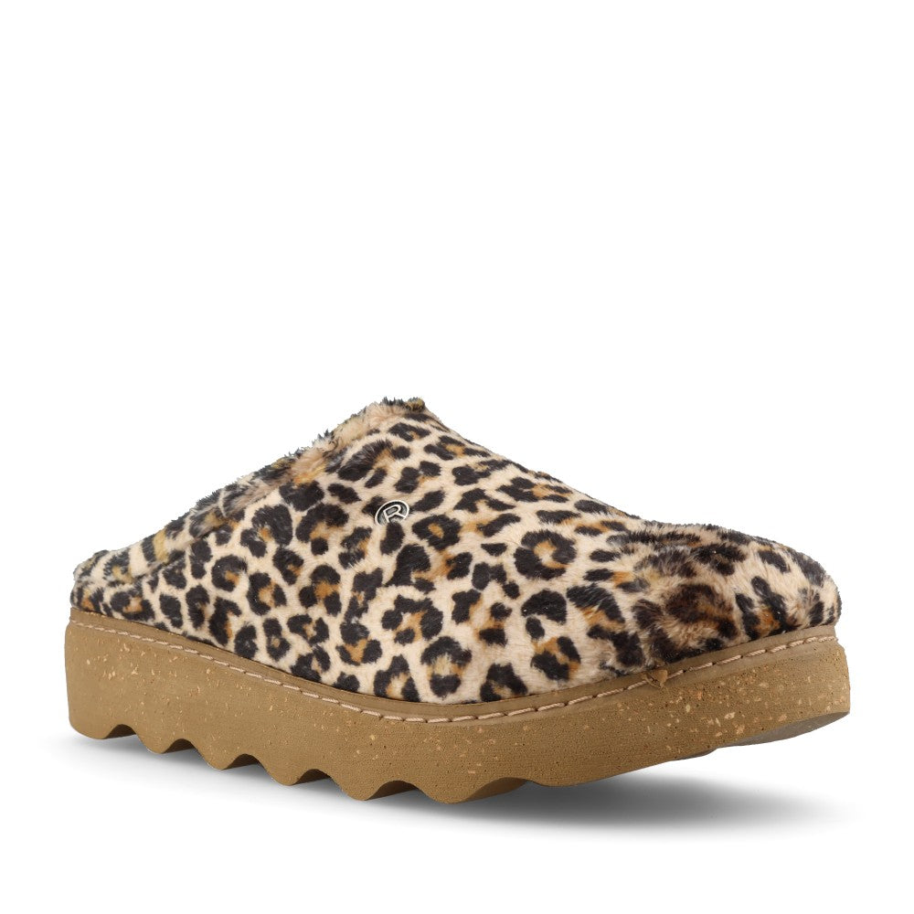 Ladies 6102 Foggia-D Mule Slipper In Leopard