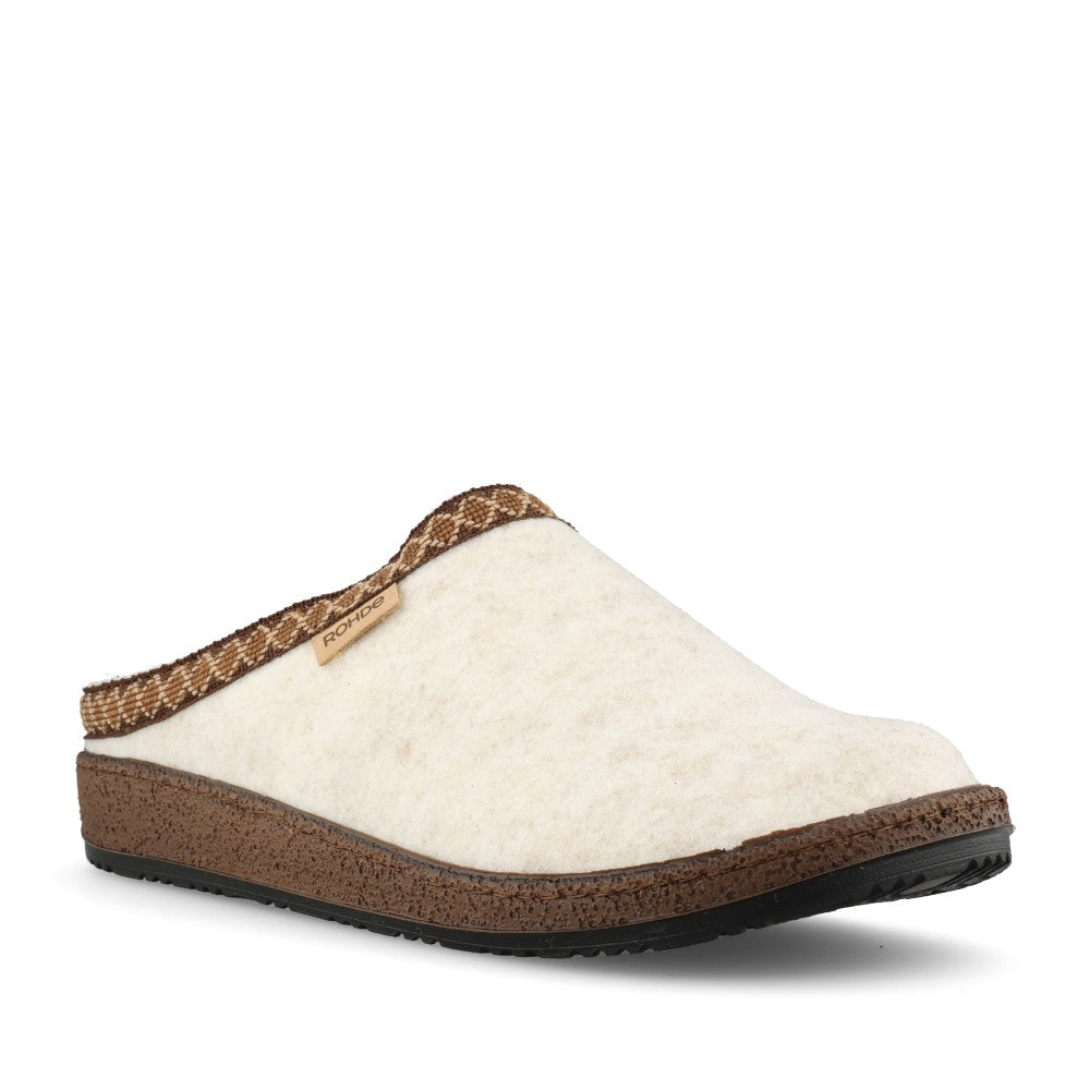 Ladies 6425 Novara-D Mule Slipper In Cream