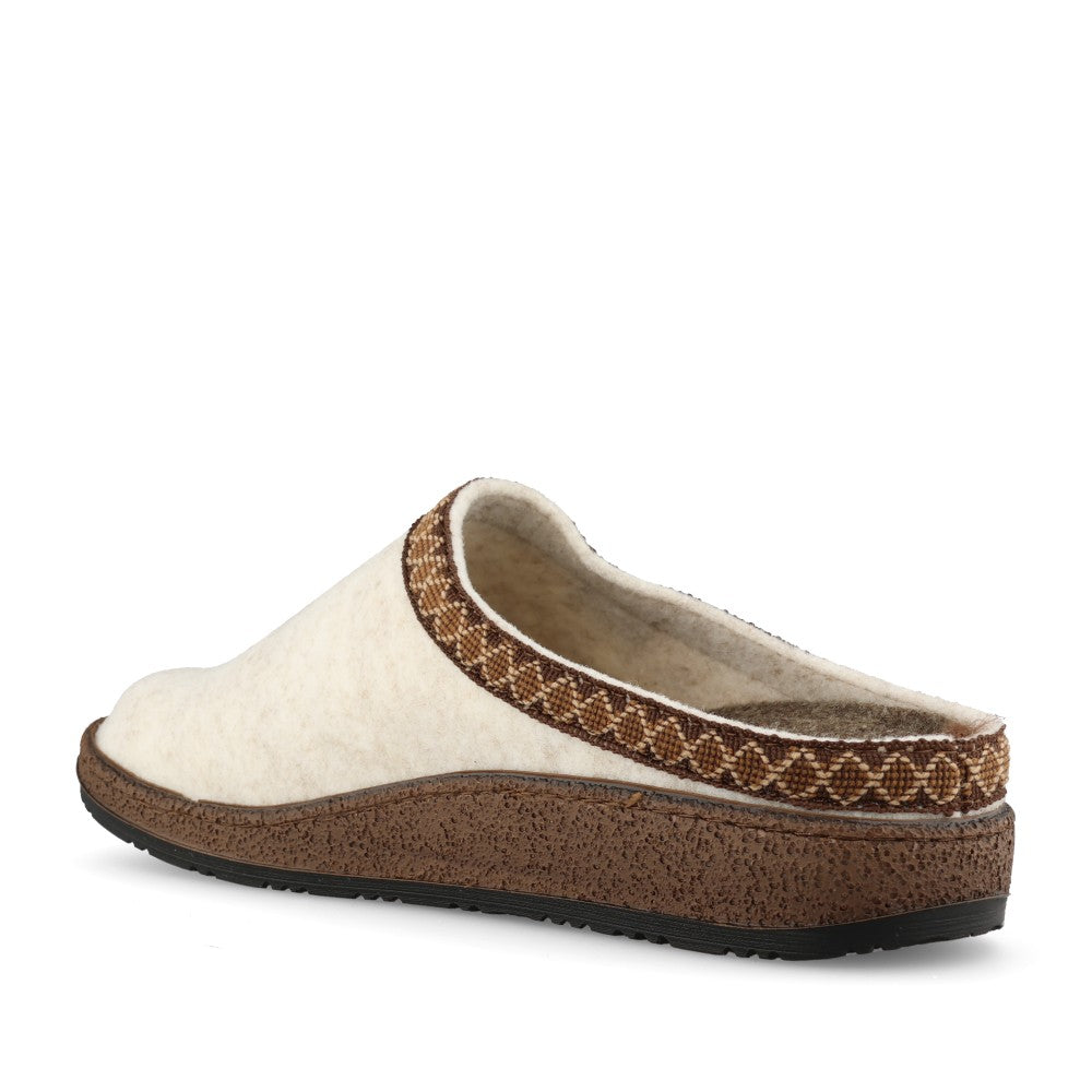Ladies 6425 Novara-D Mule Slipper In Cream