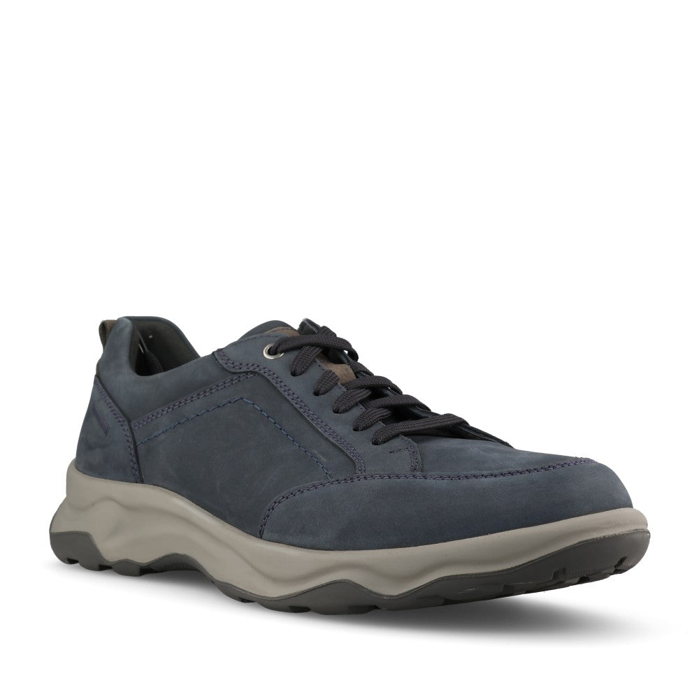 Waldlaufer Mens 718013 Max H-Fit Laced Trainer In Navy