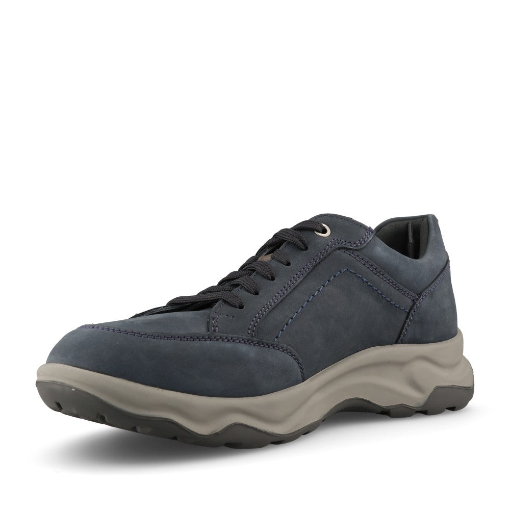 Waldlaufer Mens 718013 Max H-Fit Laced Trainer In Navy