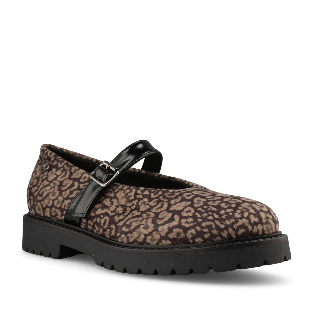 Donna Serena Ladies 746297DM Shoe In Black Leopard