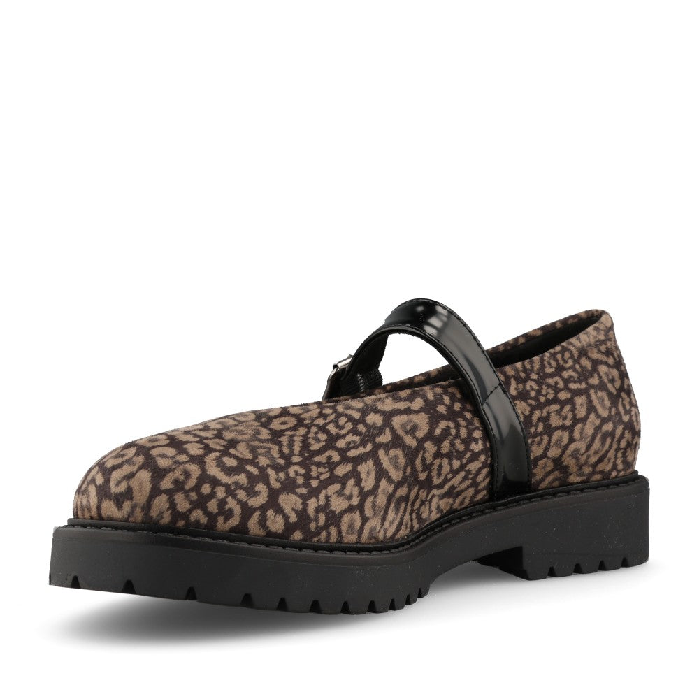 Donna Serena Ladies 746297DM Shoe In Black Leopard