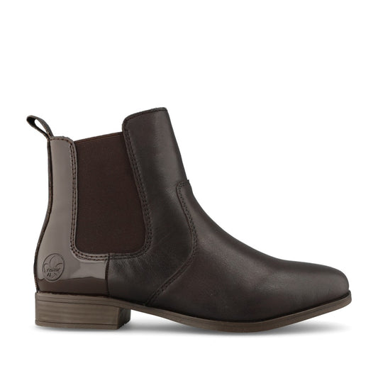 Rieker Ladies 77094 Ankle Boot In Brown