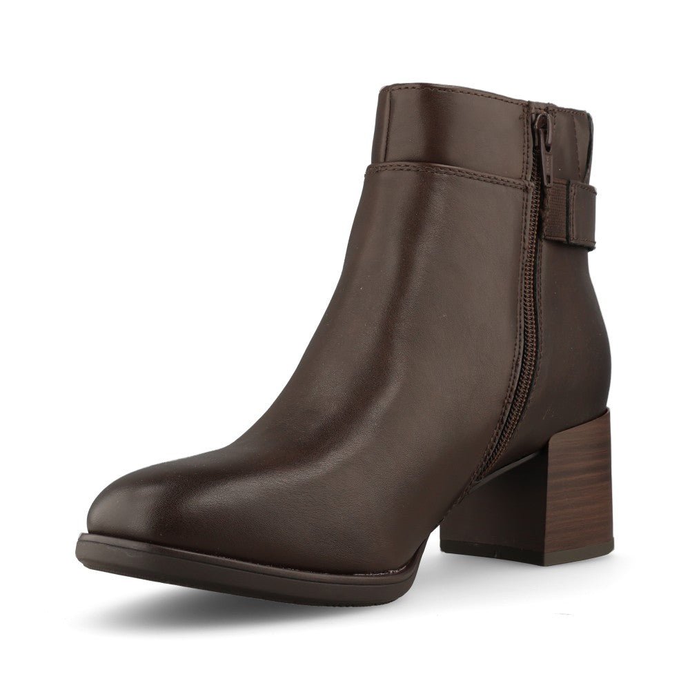 Jana Ladies 8-25370 Ankle Boot In Mocha