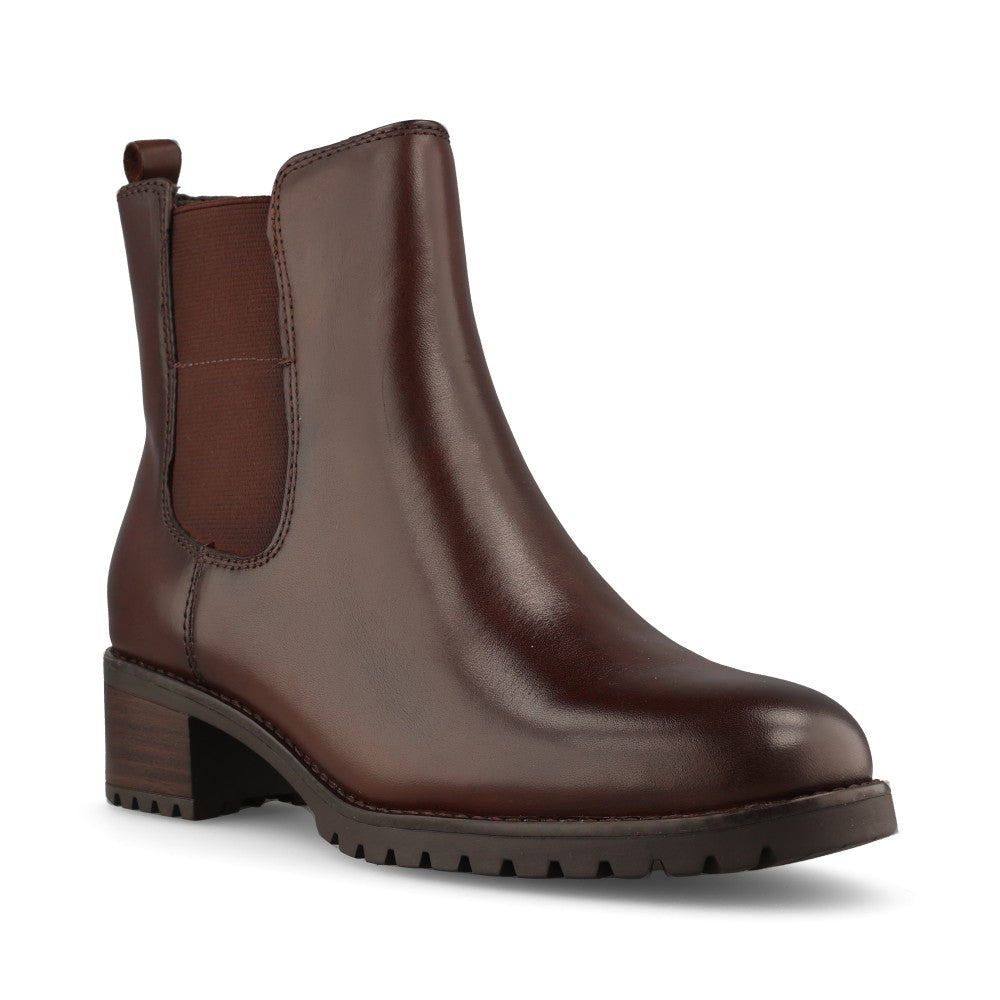 Jana Ladies 8-25710 Chelsea Boot In Mocha