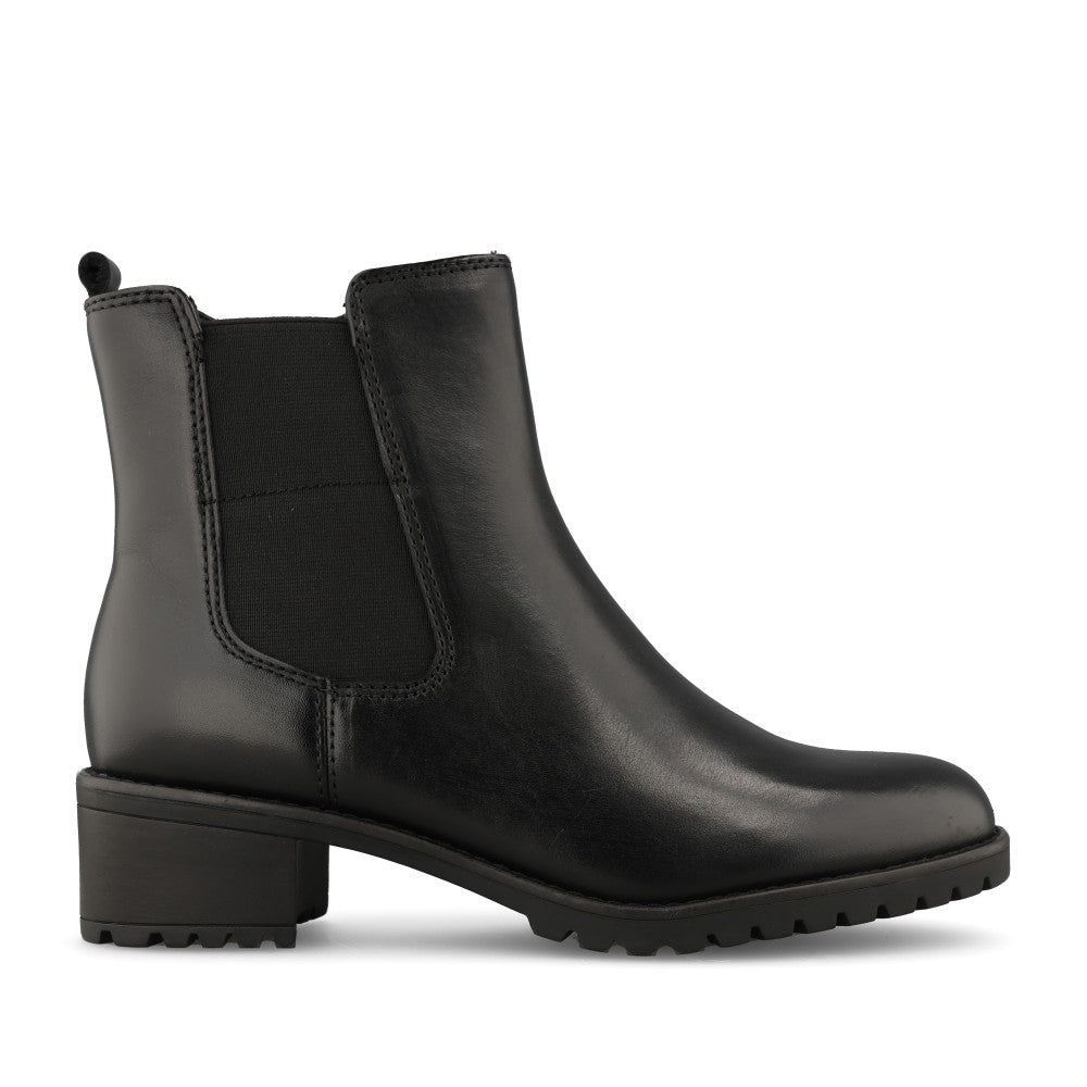 Jana Ladies 8-25710 Chelsea Boot In Black