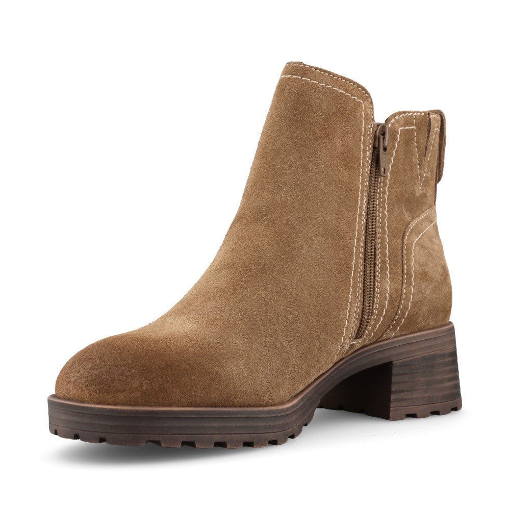Jana Ladies 8-25711 Ankle Boot In Camel