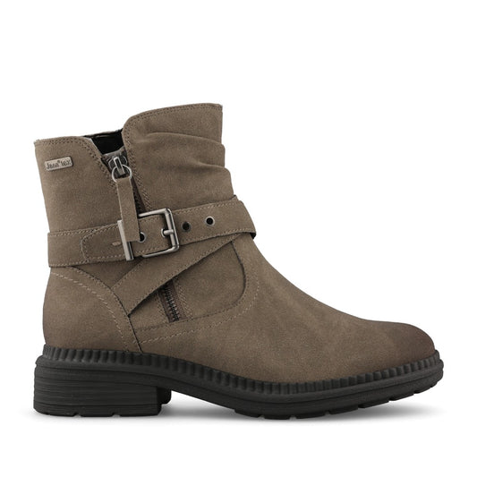 Jana Ladies 8-26493 Ankle Boot in Stone Suede