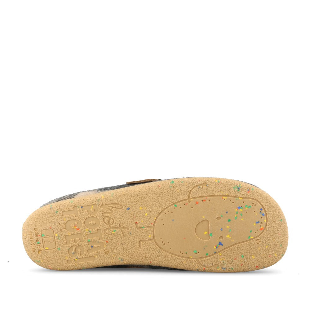 Hot Potatoes Mens 80489 Slipper In Grey