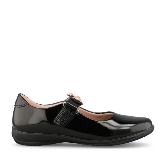 Lelli Kelly Girls LKS18466 Taylor F-FIT Mary Jane in Black Patent