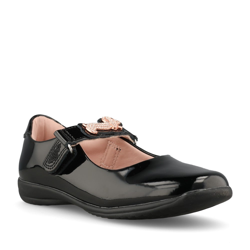 Lelli Kelly Girls LKS18466 Taylor F-FIT Mary Jane in Black Patent