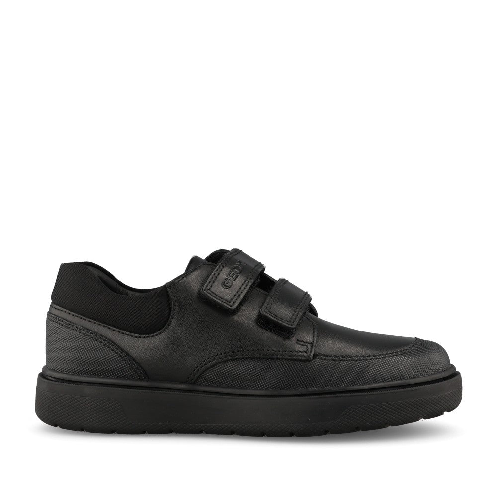 Geox Boys J667SA Riddock Velcro Shoe in Black