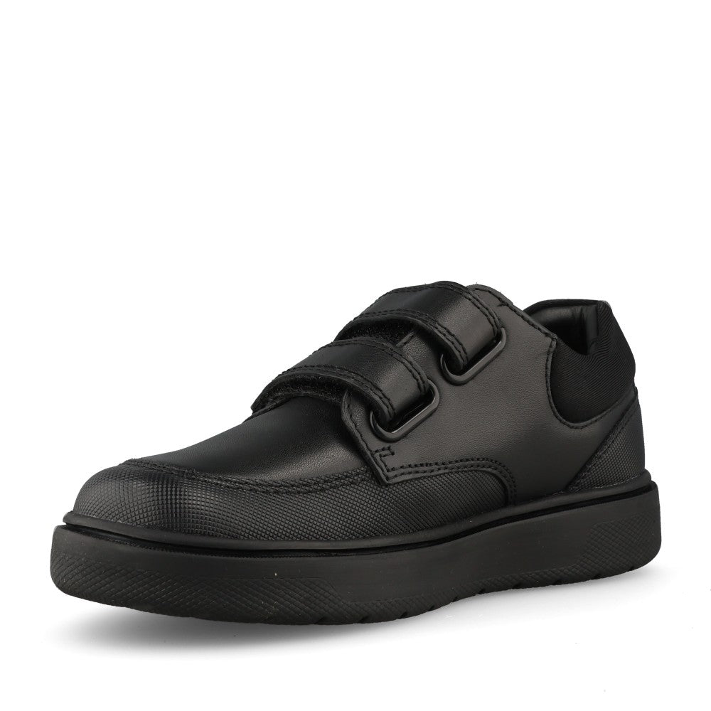 Geox Boys J667SA Riddock Velcro Shoe in Black