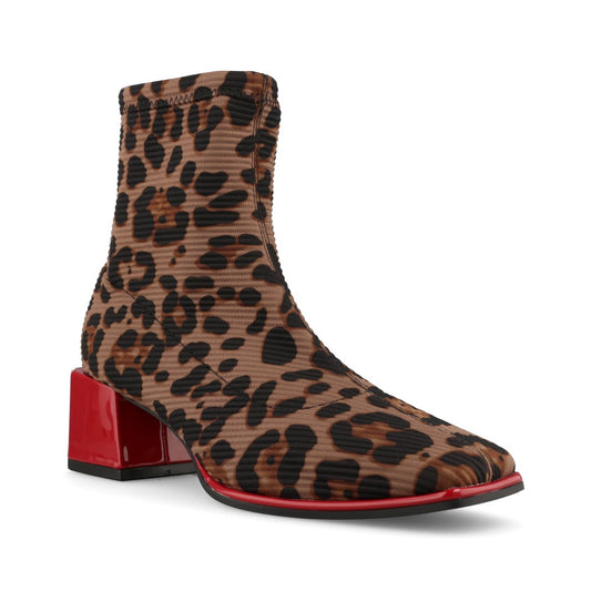Gioseppo Ladies 80683 Ankle Boot In Leopard