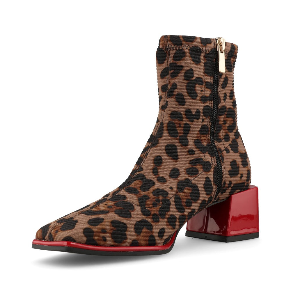Gioseppo Ladies 80683 Ankle Boot In Leopard