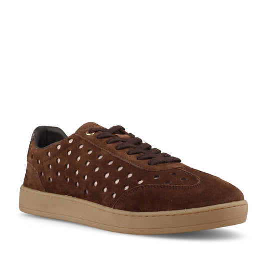 Gioseppo Ladies 80779 Trainer In Chocolate