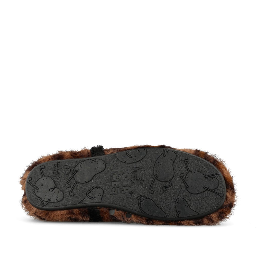 Hot Potatoes Ladies 80867 Slipper In Leopard
