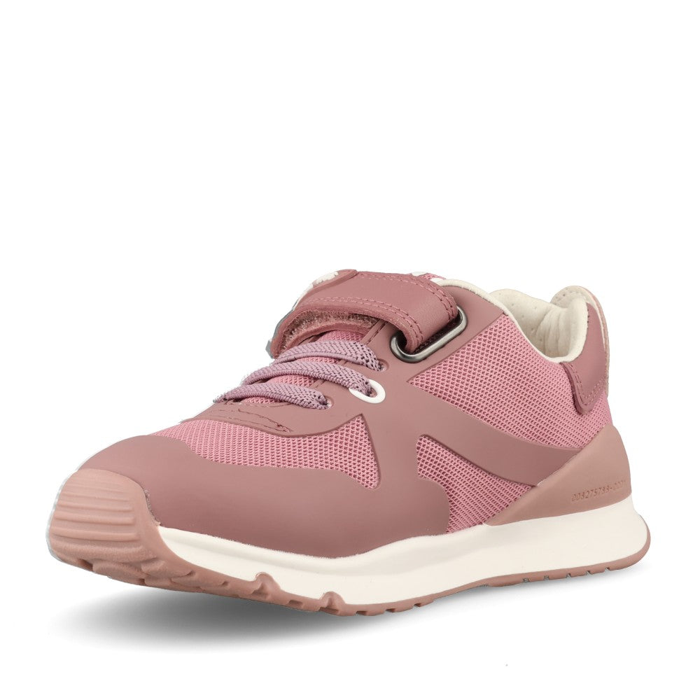 Girls 231007-b Laced Trainer In Mauve